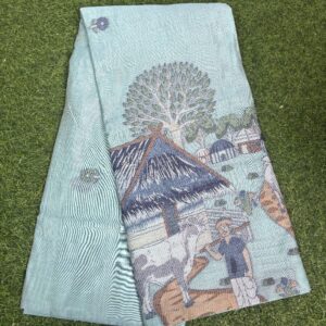 102-Sugarcane Saree(OFFER)