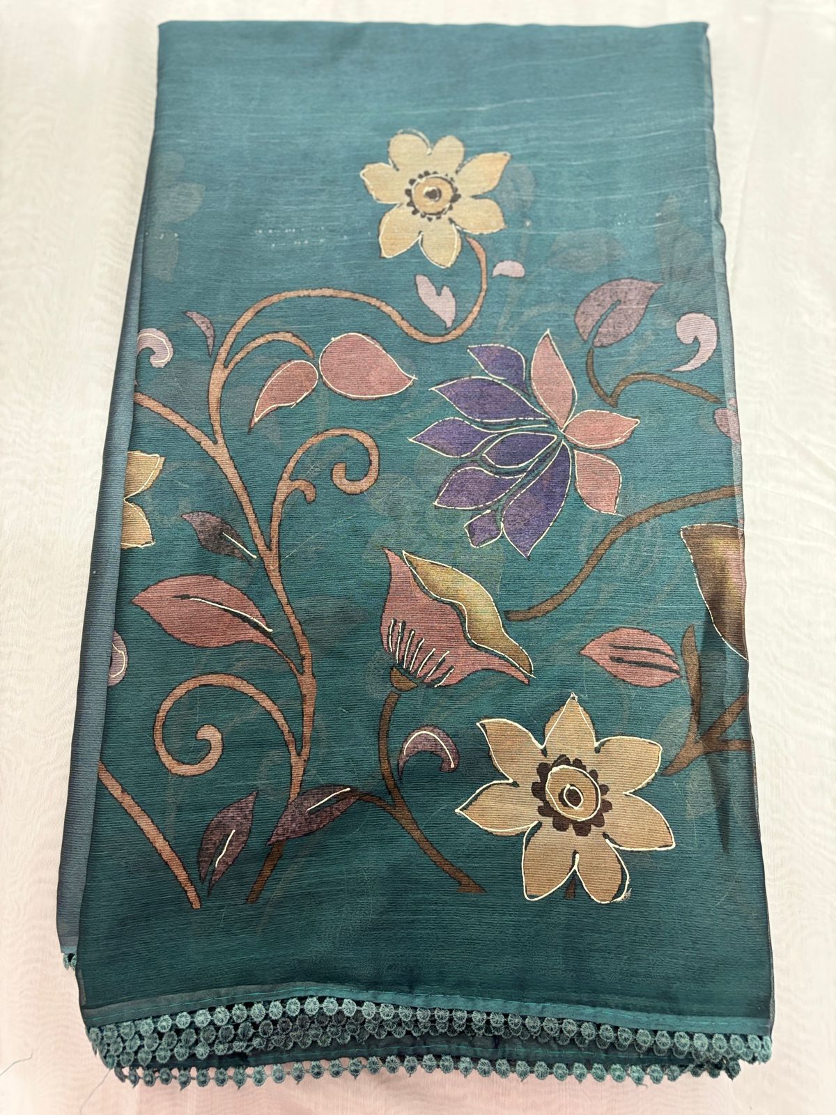 Chiffon Pachi Work