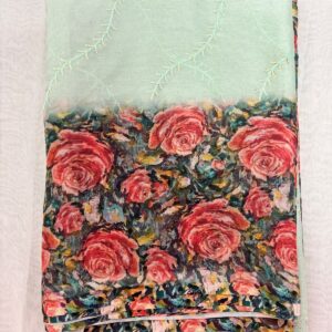 127-Chiffon Pachi Work