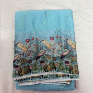 127-Chiffon Pachi Work