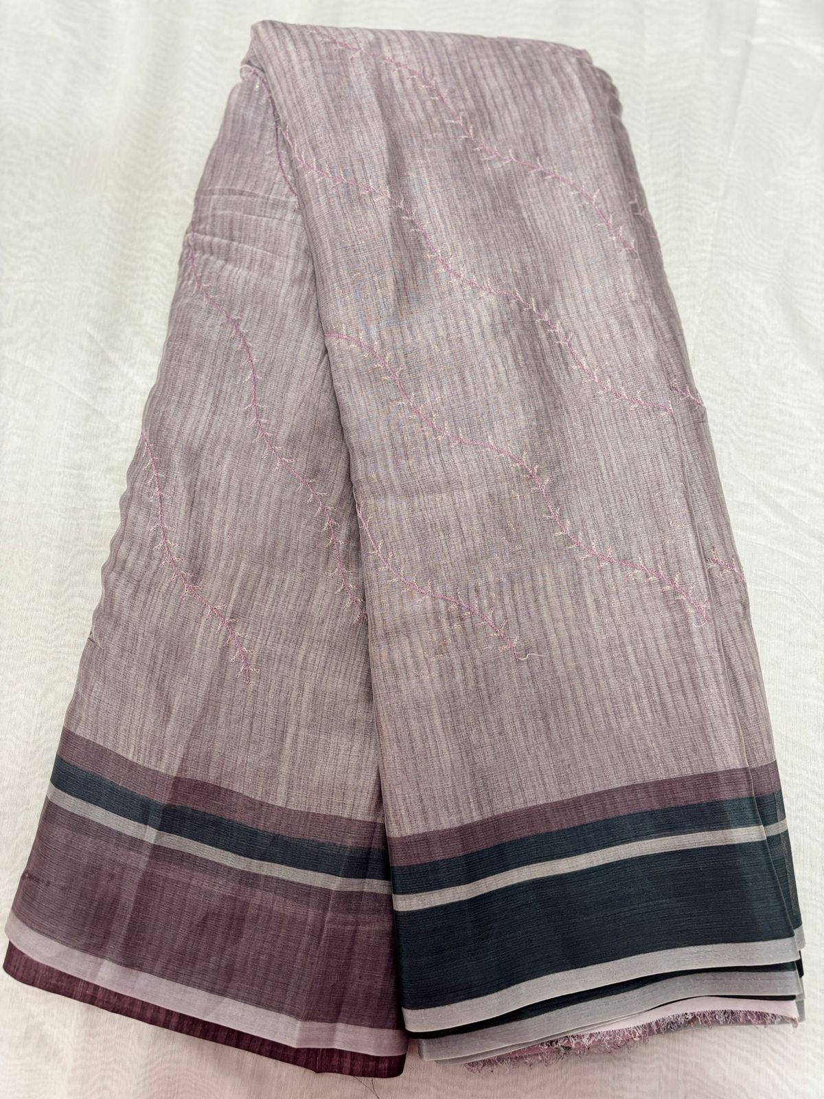 Chiffon Pachi Work