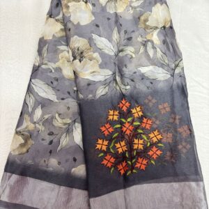 127-Chiffon Pachi Work