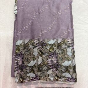 127-Chiffon Pachi Work
