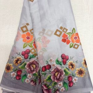 127-Chiffon Pachi Work
