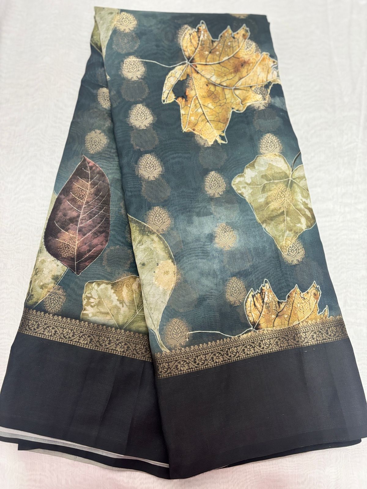 Chiffon Pachi Work