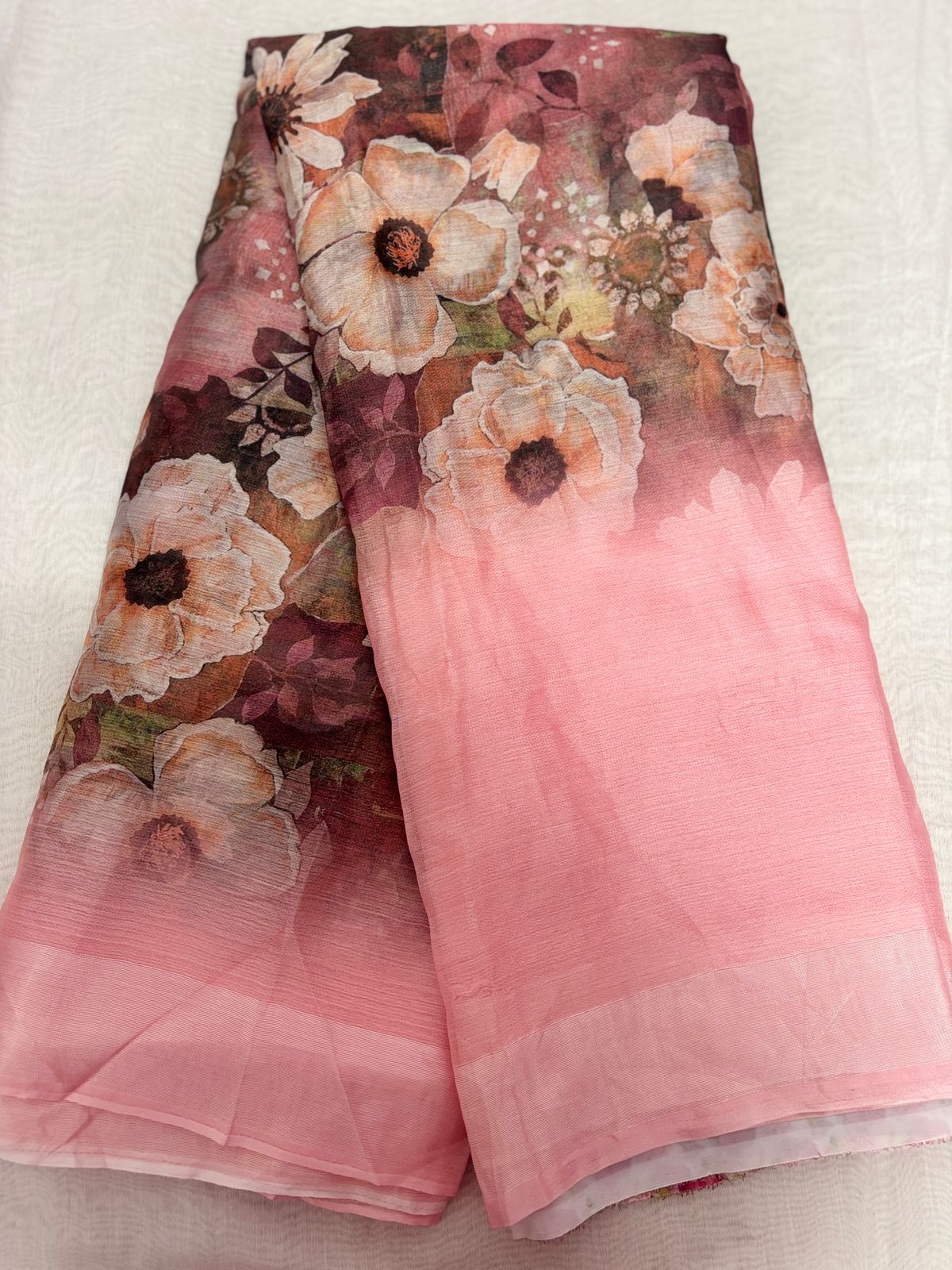 Chiffon Pachi Work