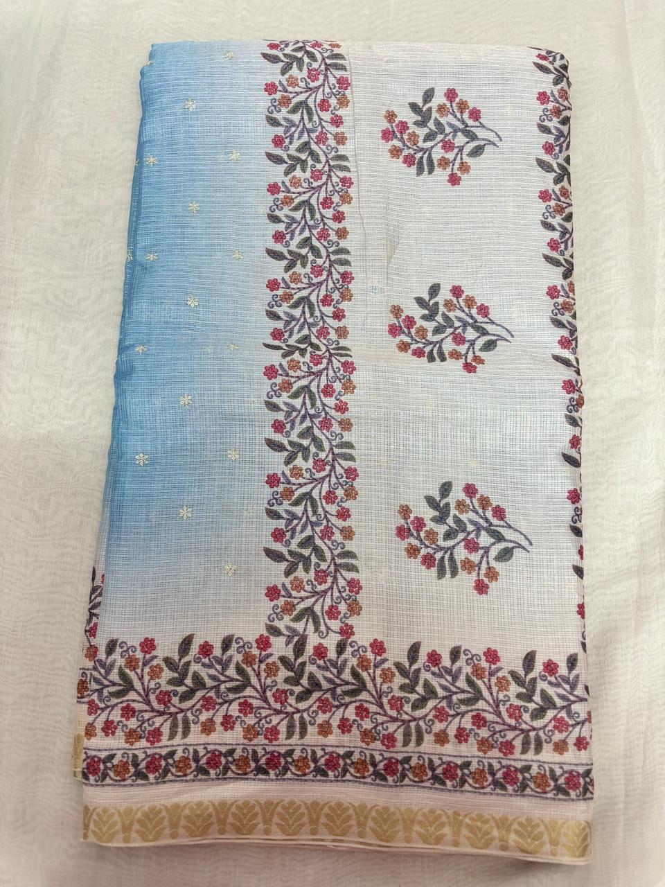 Chiffon Pachi Work