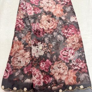 127-Chiffon Pachi Work