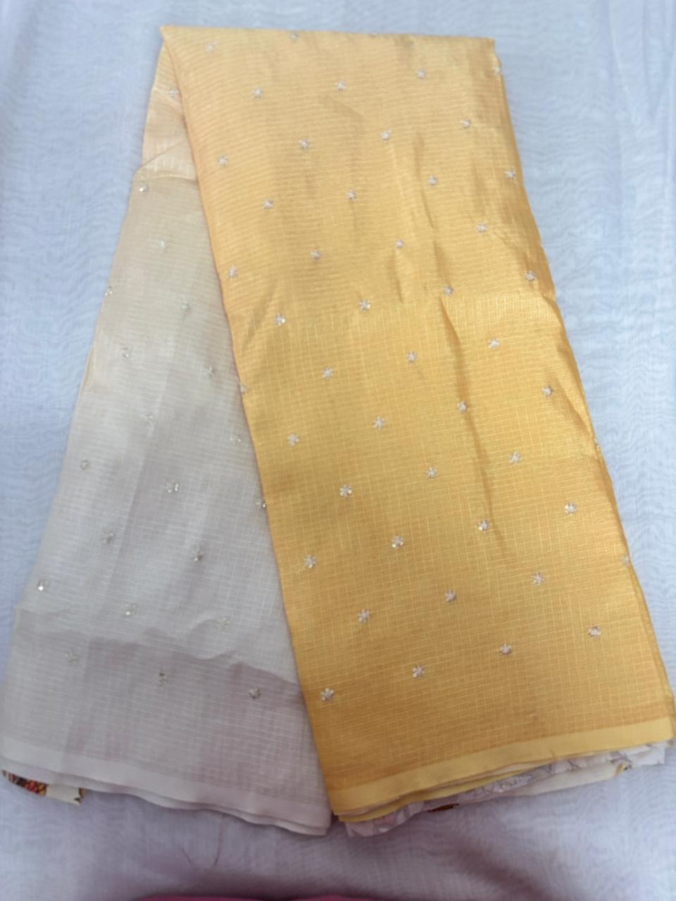 Chiffon Pachi Work