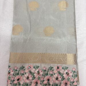 127-Chiffon Pachi Work