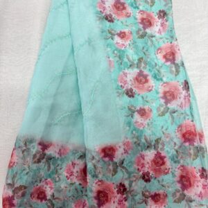 127-Chiffon Pachi Work