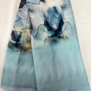 127-Chiffon Pachi Work