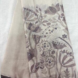 127-Chiffon Pachi Work