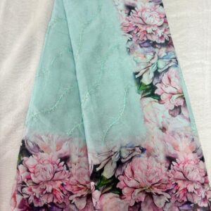 127-Chiffon Pachi Work