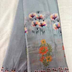 127-Chiffon Pachi Work