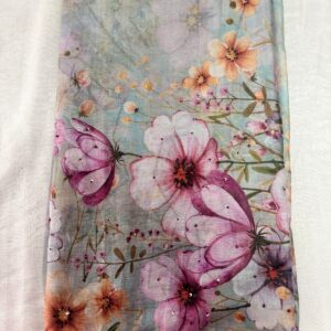 127-Chiffon Pachi Work