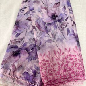 127-Chiffon Pachi Work